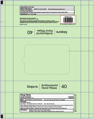 Antiseptic Wipe (Bzk Wipe Label 1)